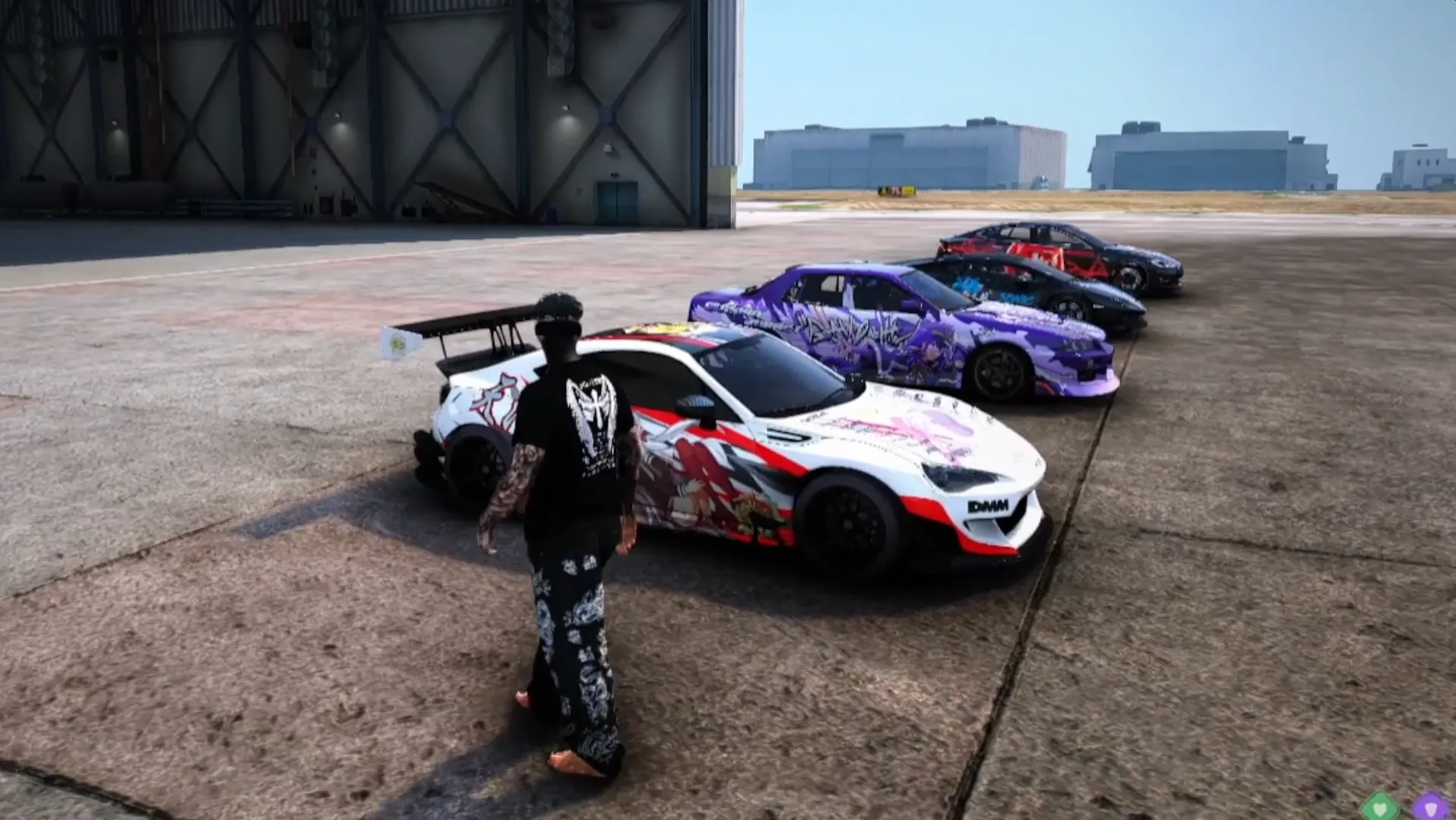 Pack carros Anime 4