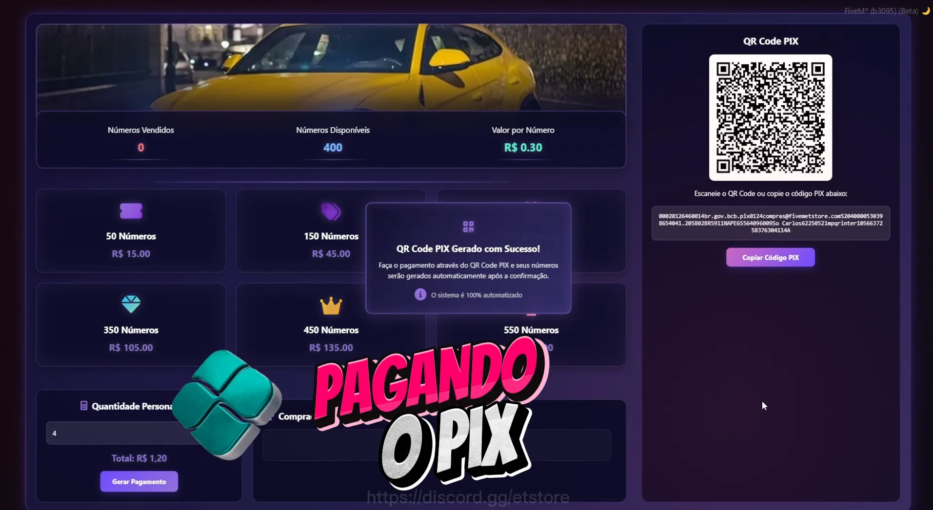 Rifas dentro do jogo 4