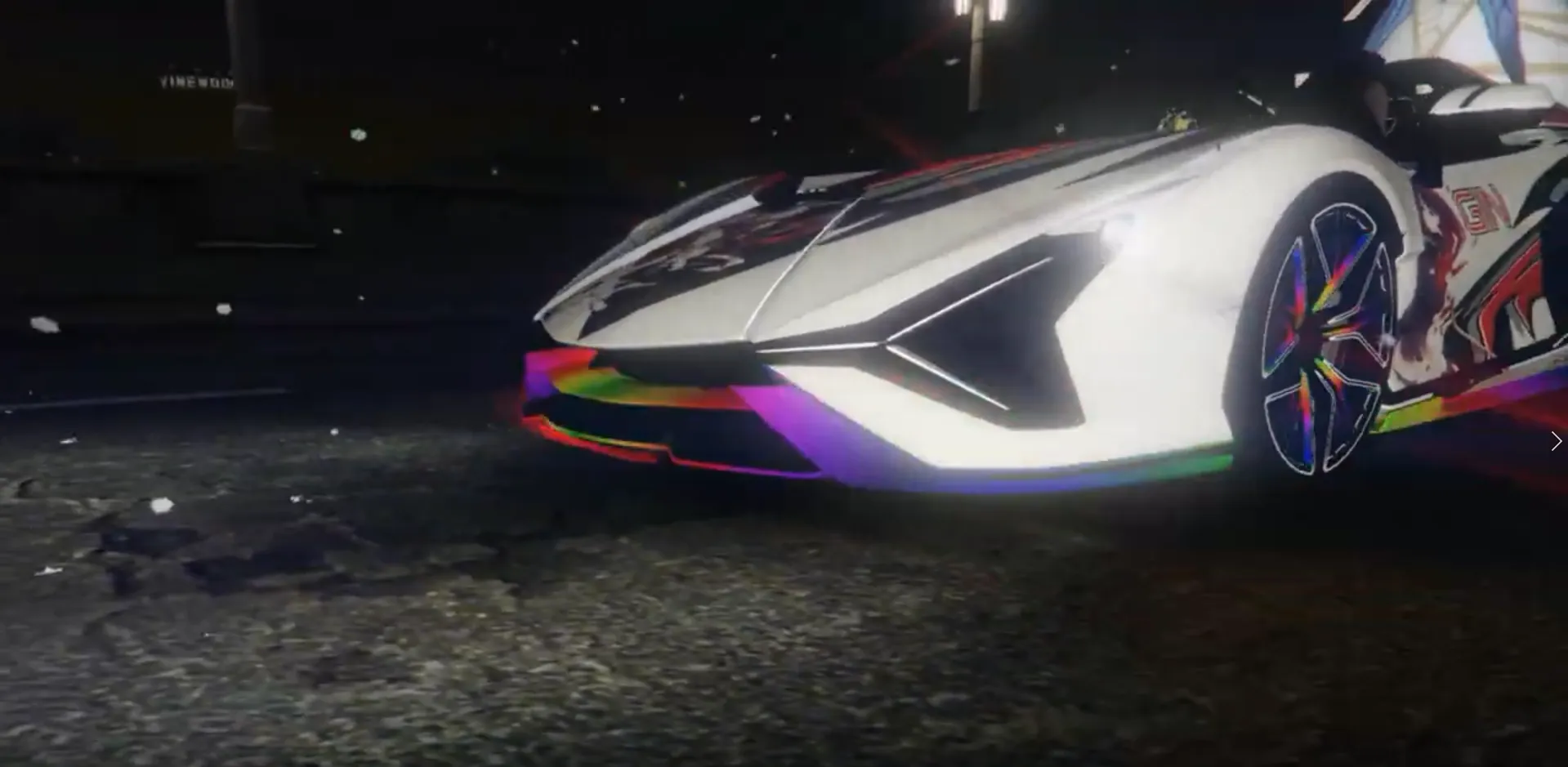 Lamborghini Sian Com animação RGB 4