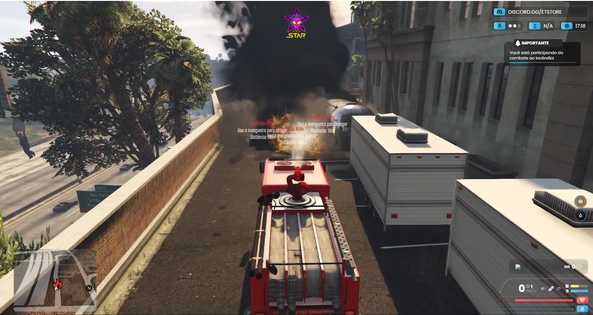 Sistema de bombeiros
