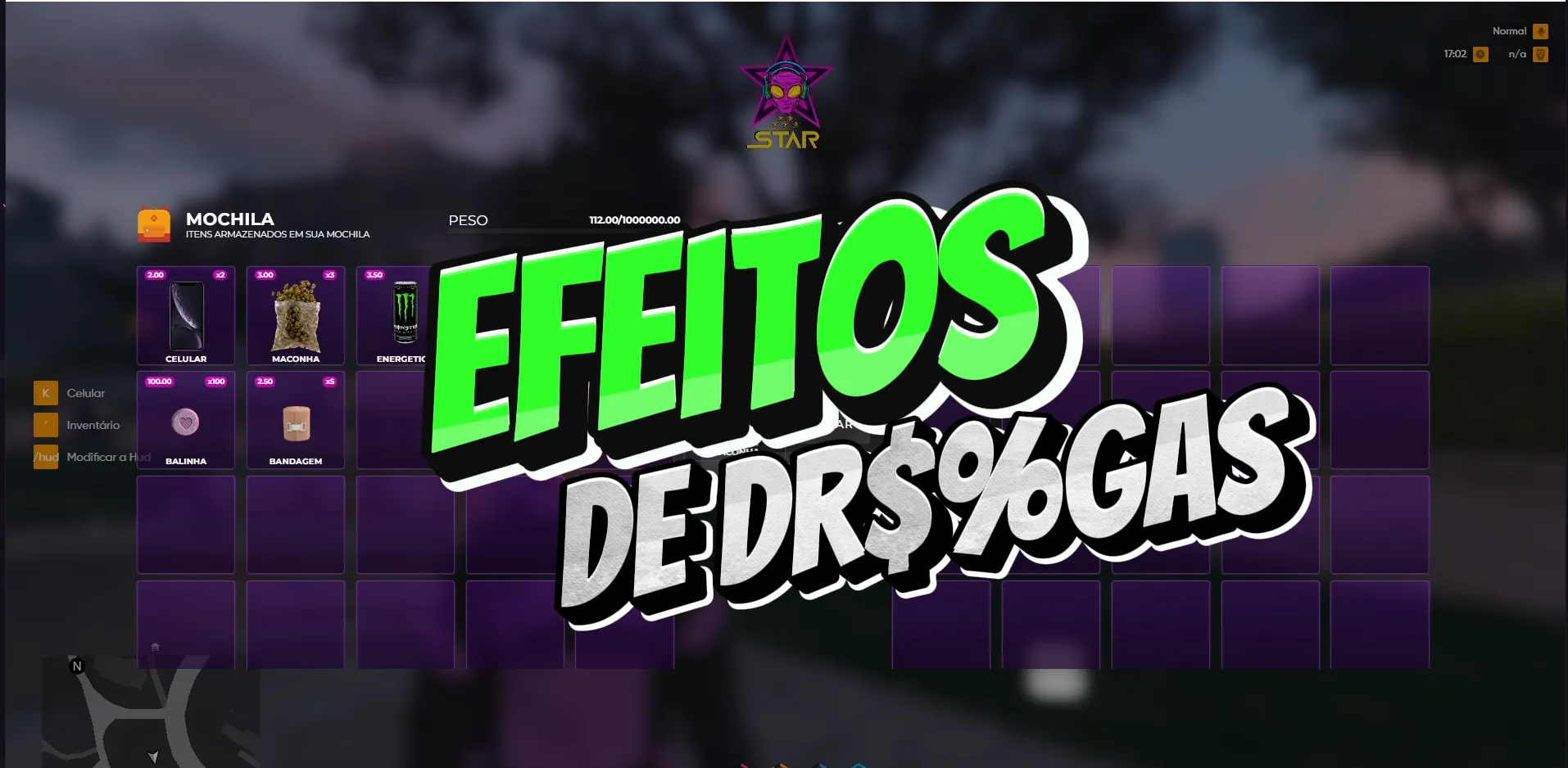 Efeitos de droga